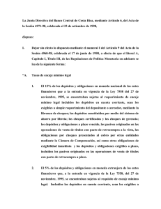 BCCR 4971-1998 Artículo 6 - Banco Central de Costa Rica