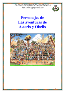 Personajes de Las aventuras de Asterix y Obelix