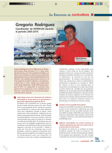 La Entrevista de cunicultura Gregorio Rodríguez