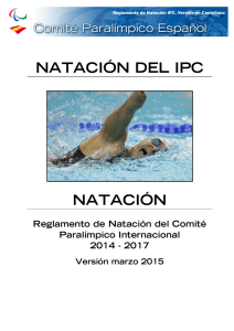 Descarga el Reglamento IPC Natación