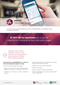 Moddo | TPV mobile permite ofrecer a tus clientes una experiencia