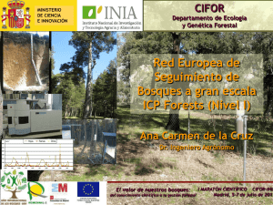 Red Europea de Seguimiento de Bosques a gran escala ICP