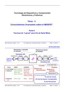 Tema - 3 Conocimientos Avanzados sobre el MOSFET