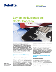 Ley de Instituciones del Sector Bancario