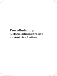 Procedimiento y justicia administrativa en América Latina