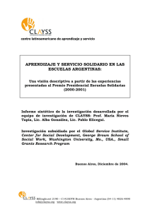 aprendizaje-servicio - Universidad Central de Venezuela