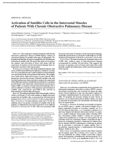 Activation of Satellite Cells in the Intercostal Muscles of Patients With
