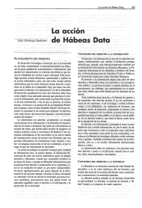 La acción de Hábeas Data - Universidad San Francisco de Quito