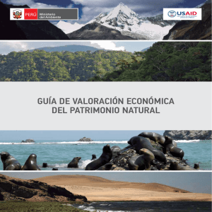 guía de valoración económica del patrimonio natural