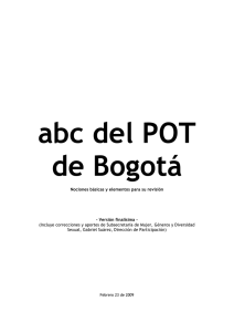 ABC DEL POT - Secretaría Distrital de Planeación