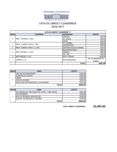 Lista de libros y cuadernos 7