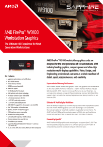 AMD FirePro™ W9100 Workstation Graphics
