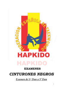 CINTURONES NEGROS - Federación Española de Taekwondo