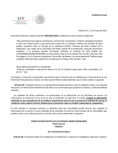 Unidad de Enlace México DF, 27 de mayo de 2015