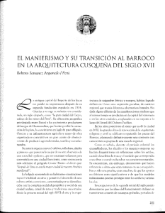 EL MANIERISMO y SU TRANSICIÓN AL BARROCO EN LA ARQ