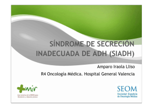 síndrome de secreción inadecuada de adh (siadh)