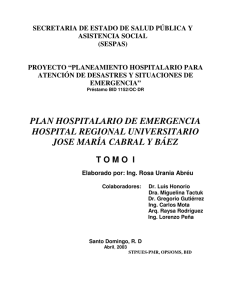 plan hospitalario de emergencia hospital regional
