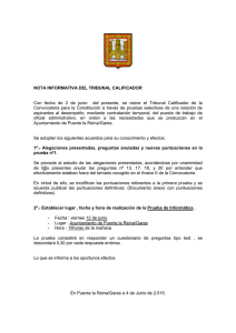 nota informativa - Ayuntamiento de PUENTE LA REINA