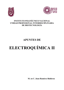 apuntes de Electroquímica II - Biblioteca UPIBI