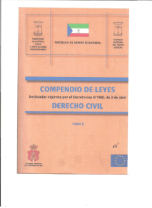 Derecho Civil. Compendio de leyes declaradas vigentes
