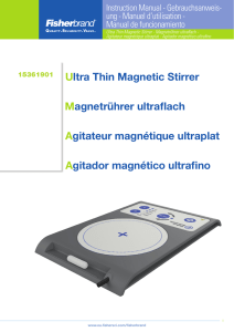 Ultra Thin Magnetic Stirrer Magnetrührer ultraflach