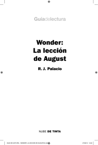 GUIA DE LECTURA – WONDER. LA LECCION DE AUGUST(5).indd