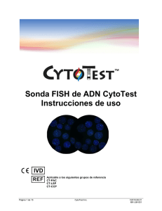 Sonda FISH de ADN CytoTest Instrucciones de uso