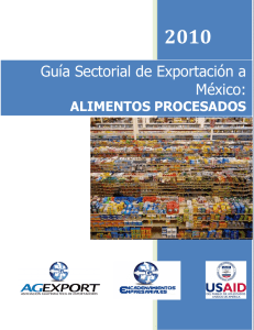 Guía Sectorial de Exportación a México