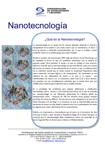 ¿Qué es la nanotecnología?