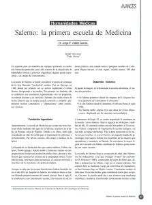 Salerno: la primera escuela de Medicina