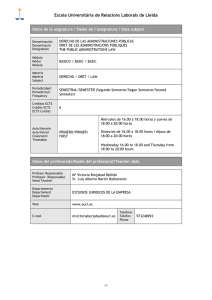 plantilla de toma de datos para la guía docente de cada