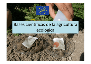 Bases científicas de la agricultura ecológica. In