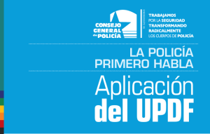 del UPDF - Consejo General de Policía