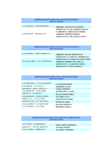 arbitros designados para segunda division 8 de mayo 2016 ca