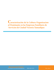 Caracterización de la Cultura Organizacion