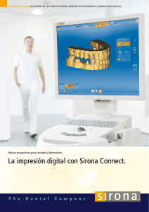 La impresión digital con Sirona Connect.
