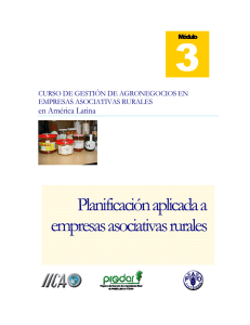 curso “Gestión de agronegocios en empresas asociativas rurales”