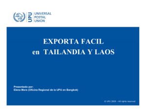 EXPORTA FACIL en TAILANDIA Y LAOS