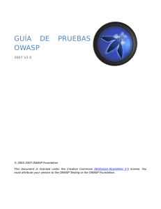 Guía de Pruebas OWASP V2