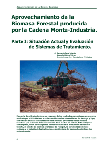 Aprovechamiento de la Biomasa Forestal producida por la Cadena