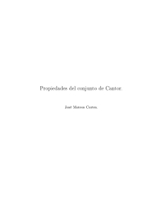 Propiedades del Conjunto de Cantor (archivo PDF