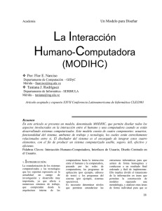 La Interacción Humano-Computadora (MODIHC)
