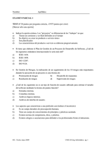 Parcial Parte B, May 2009