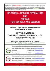 doctors – medical specialists and nurses for norway and sweden