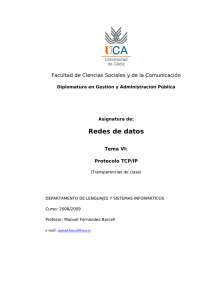 tema IV bis TCP/IP - Manuel Fernandez Barcell