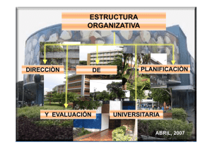 Estructura Organizativa - Universidad Centroccidental "Lisandro