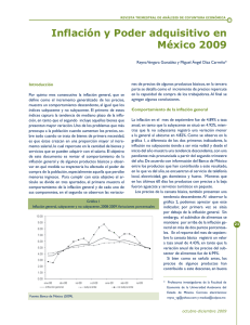 Inflación y Poder adquisitivo en México 2009