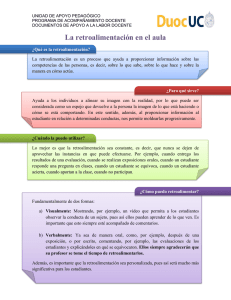 La retroalimentación en el aula