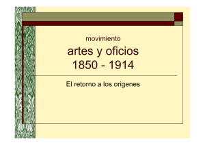 artes y oficios 1850 - 1914 - TEORÍA DE DISEÑO 1