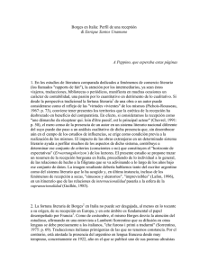 Borges en Italia: Perfil de una receptión di Enrique Santos Unamuno